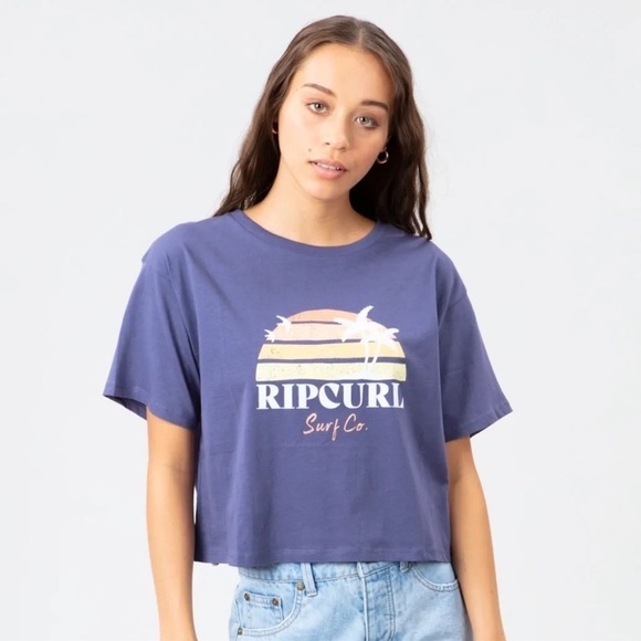 🔆RIP CURL🔆 SAYULITA SUNRISE CROP TEE - Picture 9 of 13